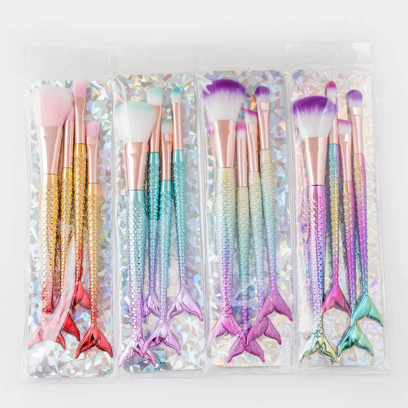 4 Set Makeup Brushes Set