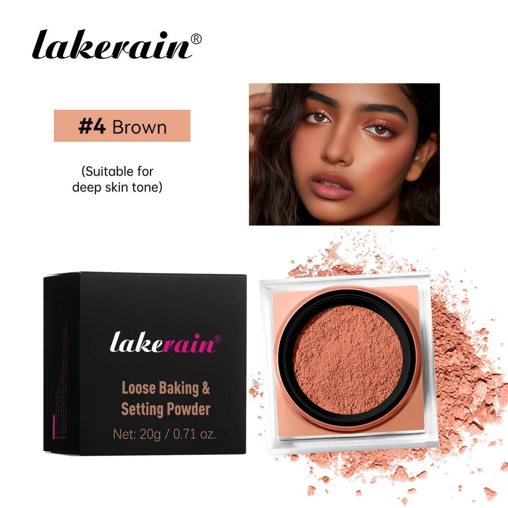 Lakerain Waterproof Loose Baking & Setting Powder.