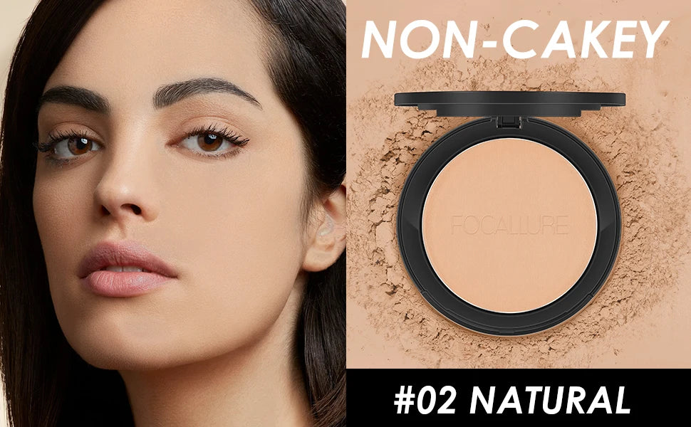 FOCALLURE 9 Colors Waterproof Pressed Powder.