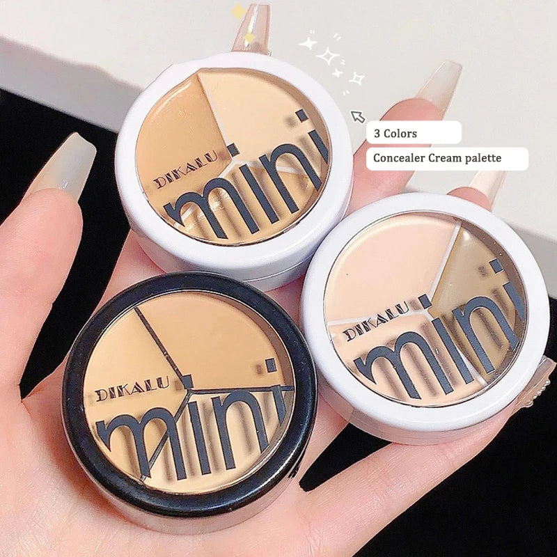 3 Colors Concealer Cream Full Coverage.